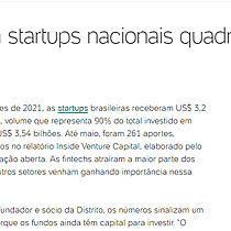 Aportes em startups nacionais quadruplicaram